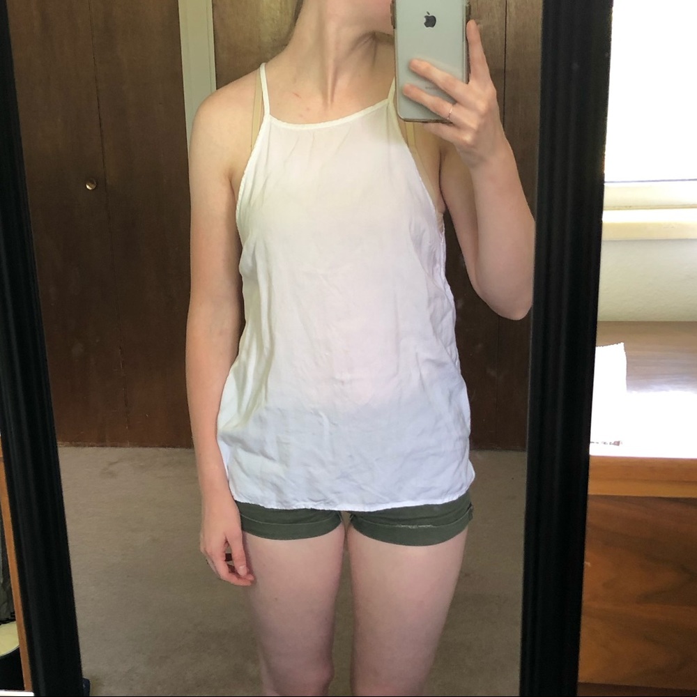White tank top